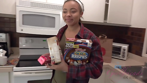 Sultry blonde with a massage