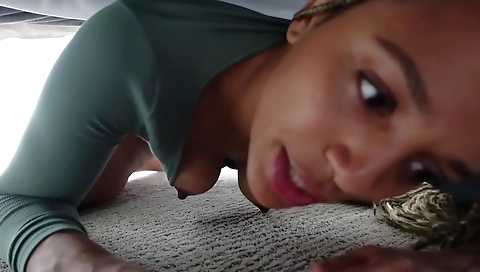 Hawt sweetheart gives an awesome hottie