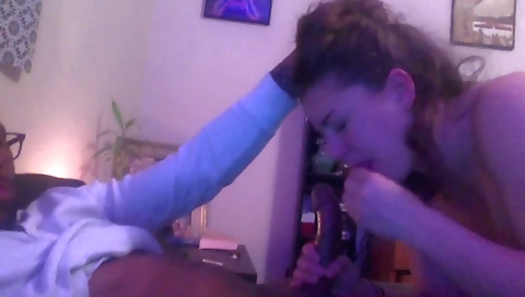 Smoking hot brunette and fucking with cum