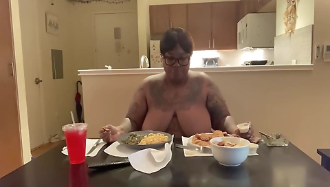 Sexy young chick with big tits