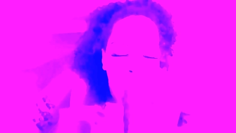 Horny ebony girl with a tattooed pussy and a big body