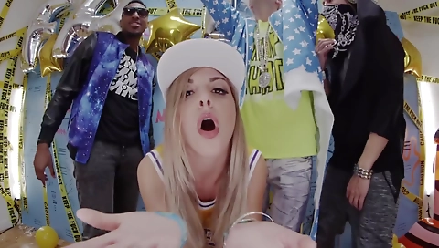 Sexy blonde fucked by her boyfriend